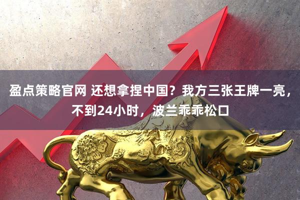 盈点策略官网 还想拿捏中国？我方三张王牌一亮，不到24小时，波兰乖乖松口