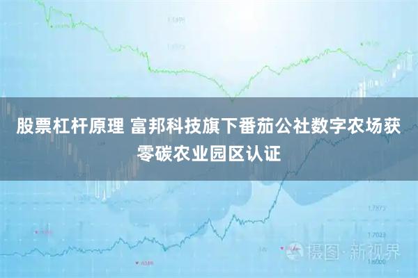 股票杠杆原理 富邦科技旗下番茄公社数字农场获零碳农业园区认证